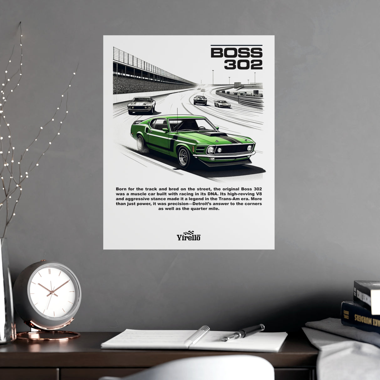 1969–1970 Ford Mustang Boss 302 Poster