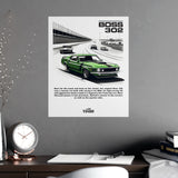 1969–1970 Ford Mustang Boss 302 Poster