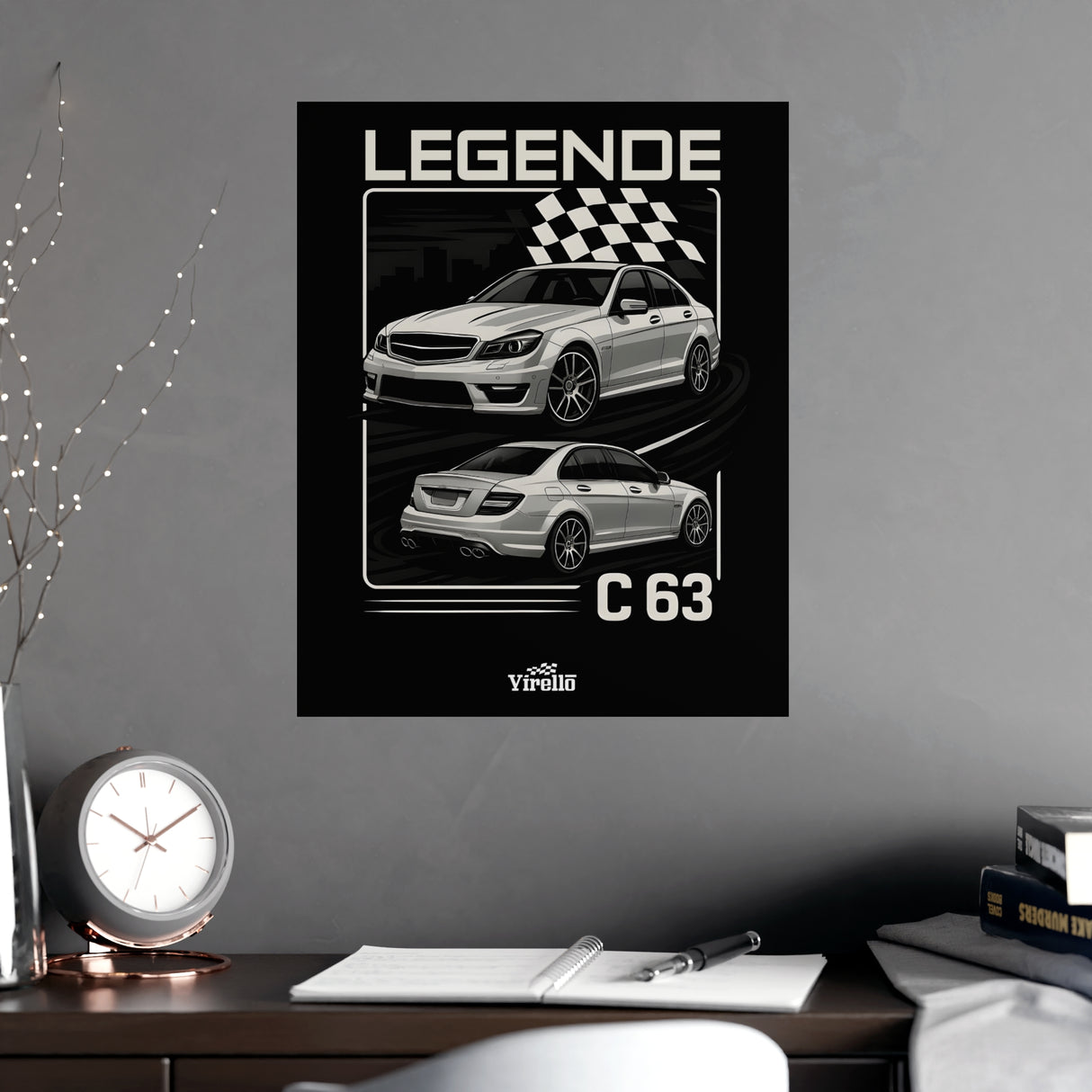 2008–2015 Mercedes-Benz C63 AMG (W204) Poster