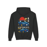 1998 Subaru STI 22B Kids Hoodie