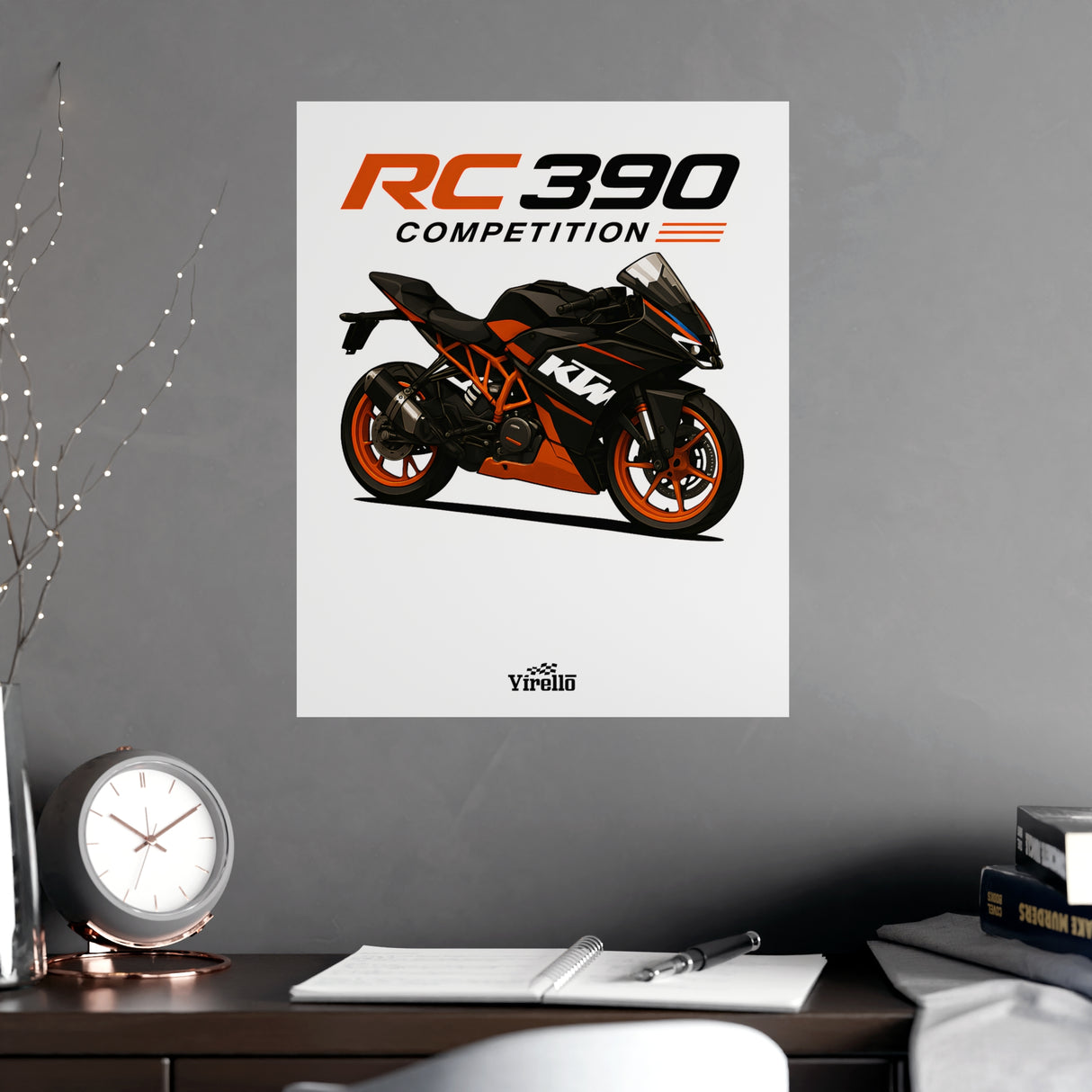 KTM RC390 Poster