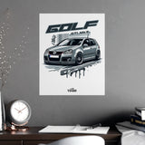 2005-2009 Volkswagen Golf GTI Mk5 Poster