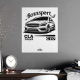 2014–2019 Mercedes-Benz CLA45 AMG (C117) Poster