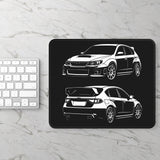 2008-2014 Subaru WRX STI "Hatchback" Mouse Pad