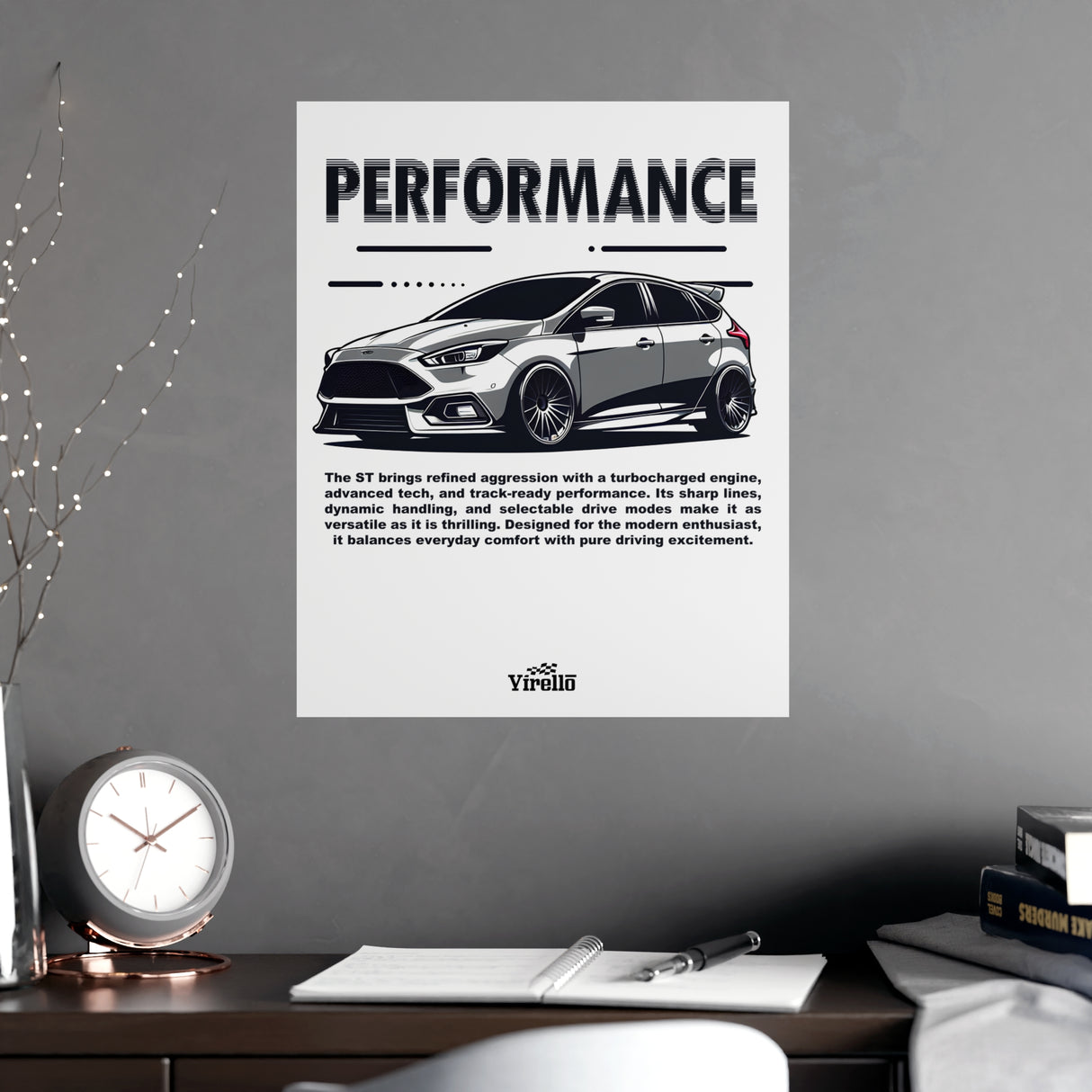 2019–2022 Ford Focus ST (MK4) Poster
