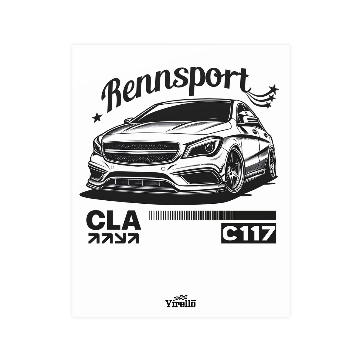 2014–2019 Mercedes-Benz CLA45 AMG (C117) Poster
