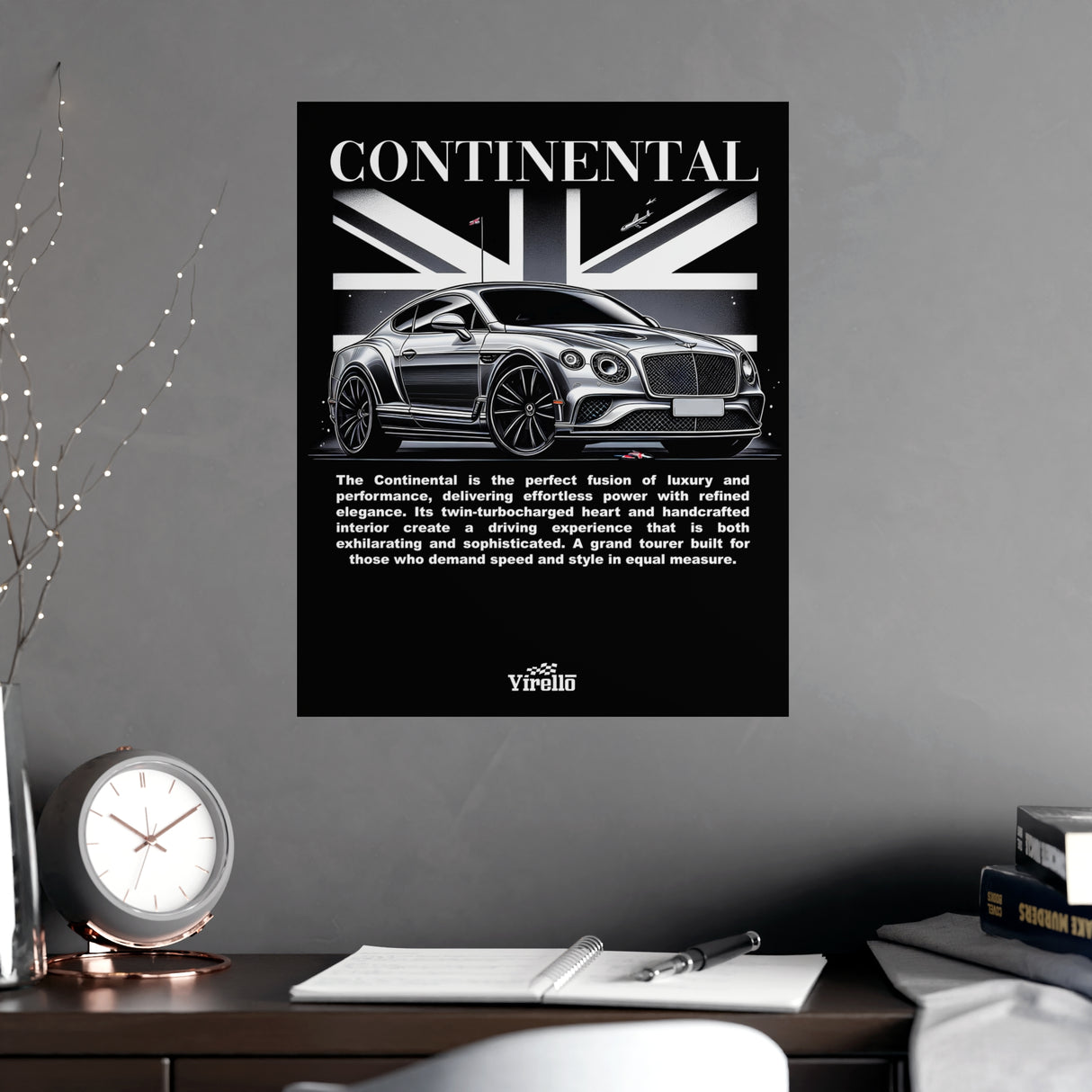 2018+ Bentley Continental GT Poster