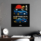 1998 Subaru STI 22B Poster