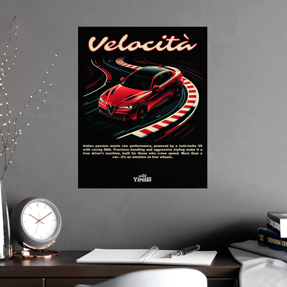 2016+ Alfa Romeo Giulia Poster