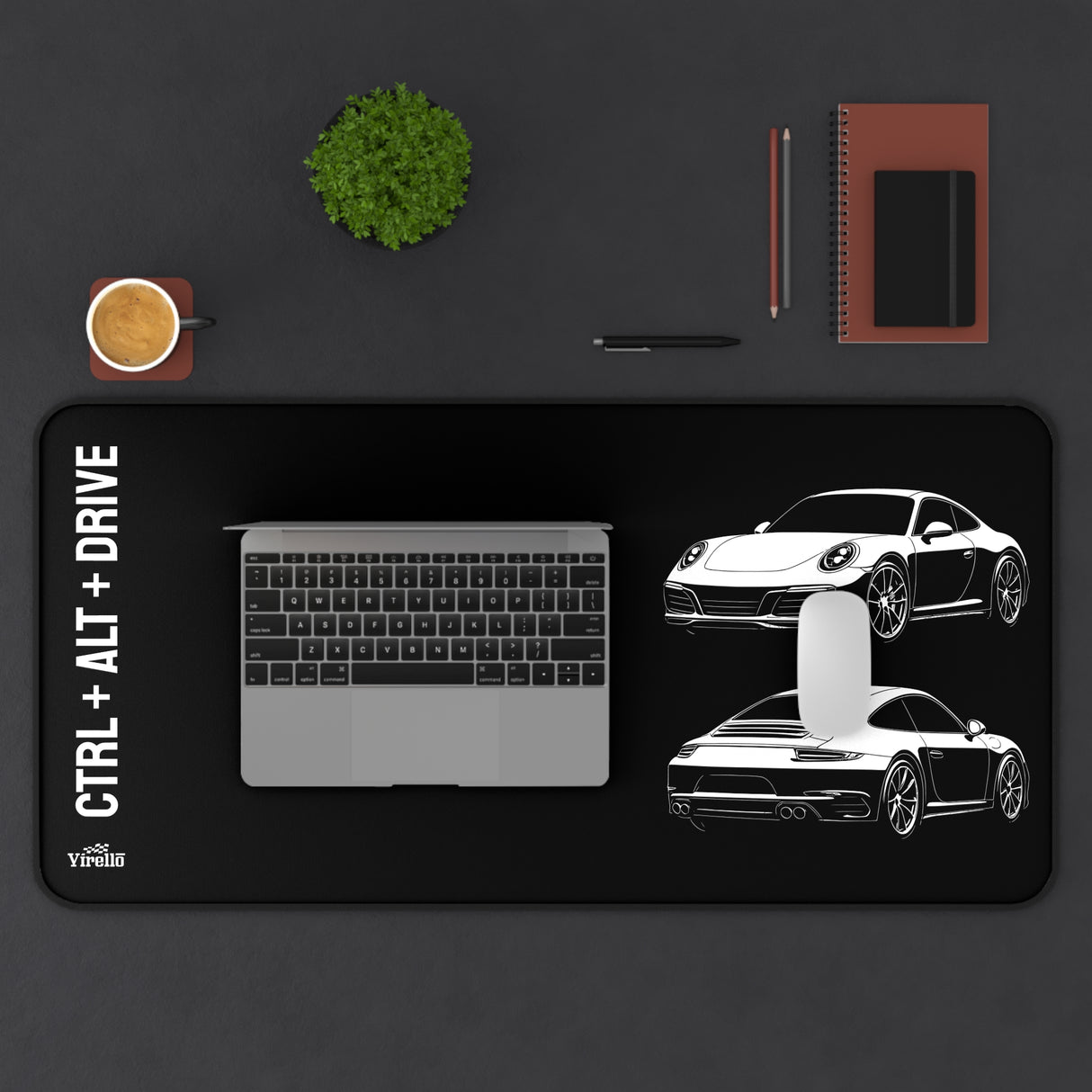 2013-2019 Porsche 911 Turbo S (991) Desk Mat