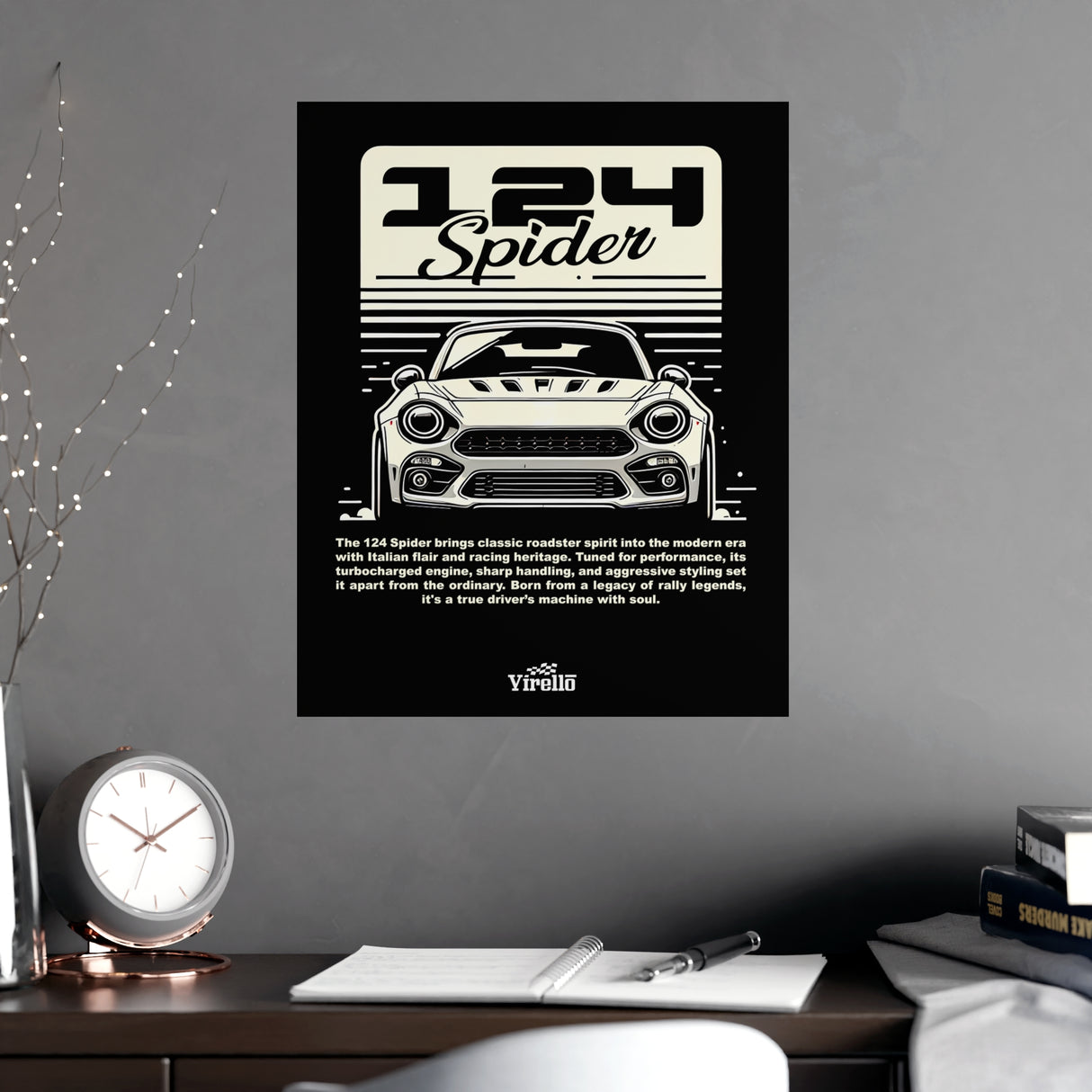 2016–2020 Fiat 124 Spider Poster