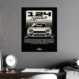 2016–2020 Fiat 124 Spider Poster