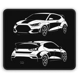2019–2022 Hyundai Veloster N Mouse Pad
