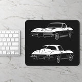 1963–1967 Chevrolet Corvette (C2) Mouse Pad