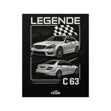 2008–2015 Mercedes-Benz C63 AMG (W204) Poster