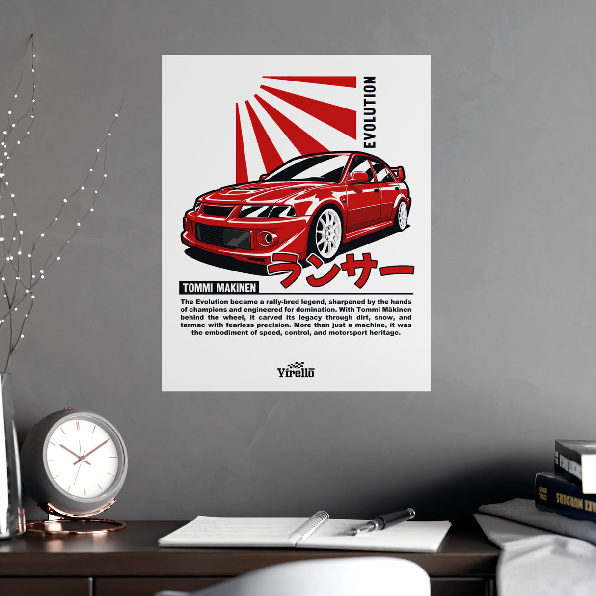 1998–2000 Mitsubishi Evolution VI Poster