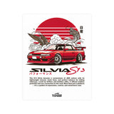 1989-1994 Nissan Silvia S13 Poster
