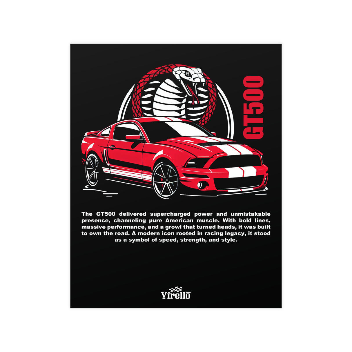 2005–2009 Ford Mustang GT500 Poster