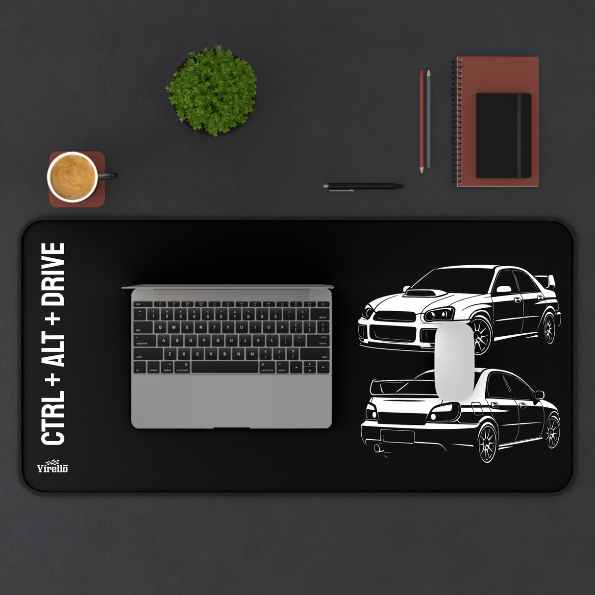 2004-2005 Subaru WRX STI "Blobeye" Desk Mat