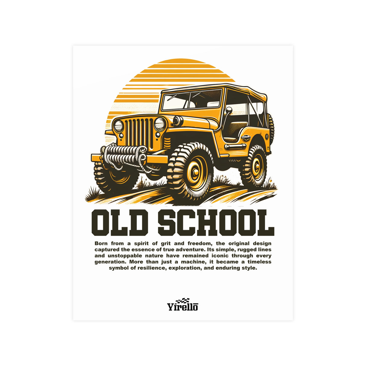 1944–1986 Jeep Wrangler Poster