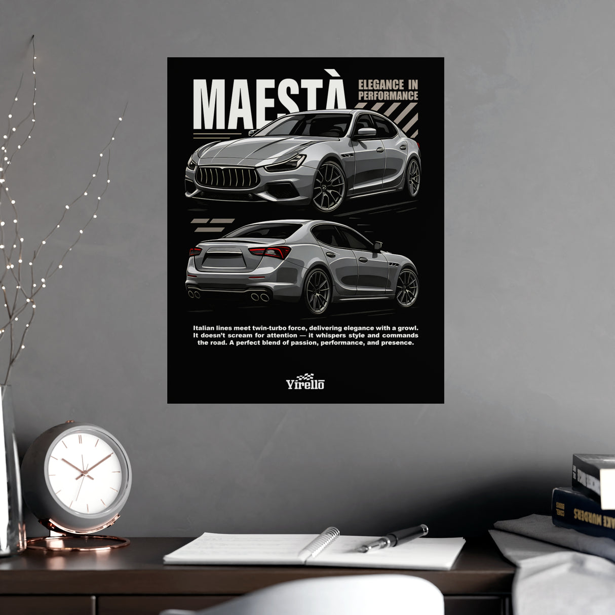 2013–2024 Maserati Ghibli Poster
