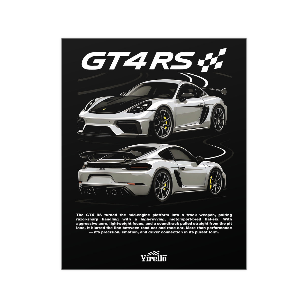 Porsche Cayman GT4 RS Poster