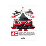 2014–2020 Alfa Romeo 4C Poster
