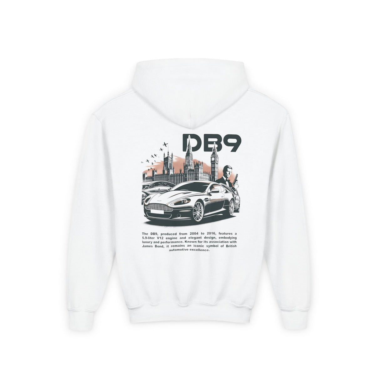 2004–2016 Aston Martin DB9 Kids Hoodie