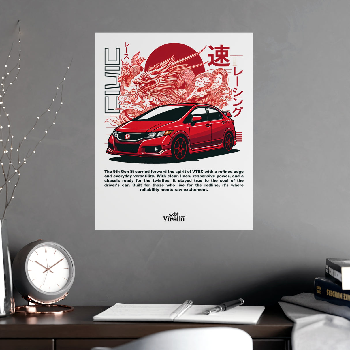 2012–2015 Honda Civic Si Poster