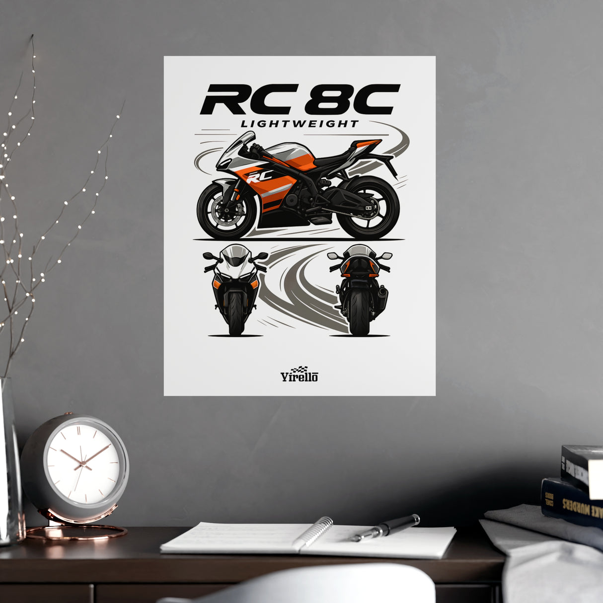 KTM RC 8C Poster