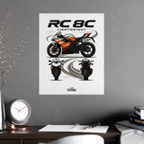 KTM RC 8C Poster