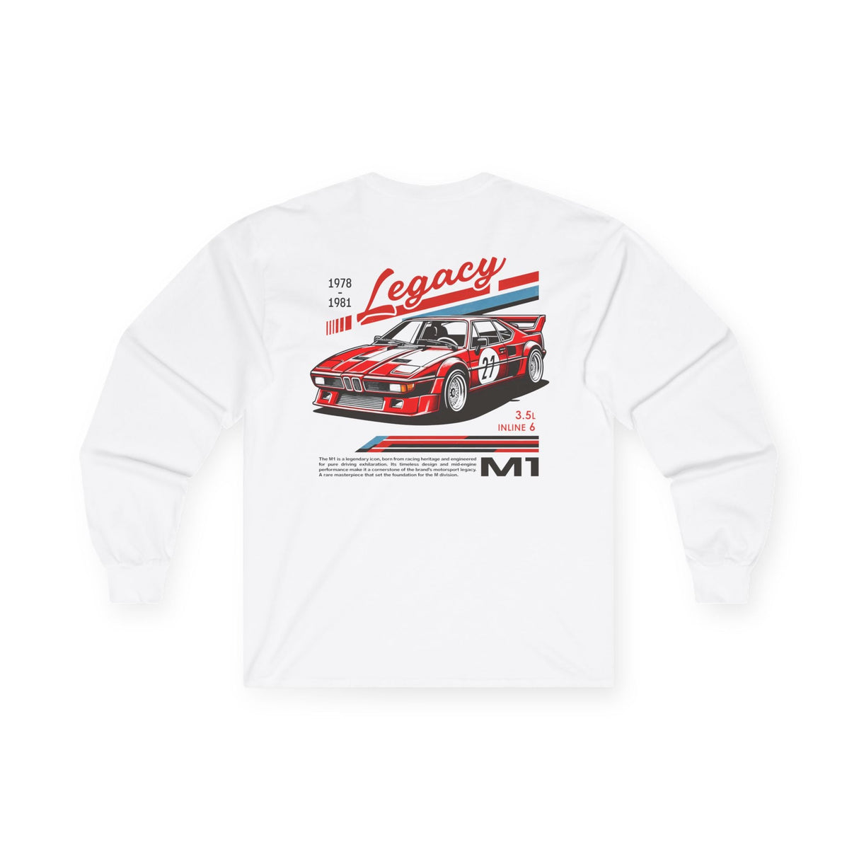 BMW M1 (E26) Long Sleeve Shirt