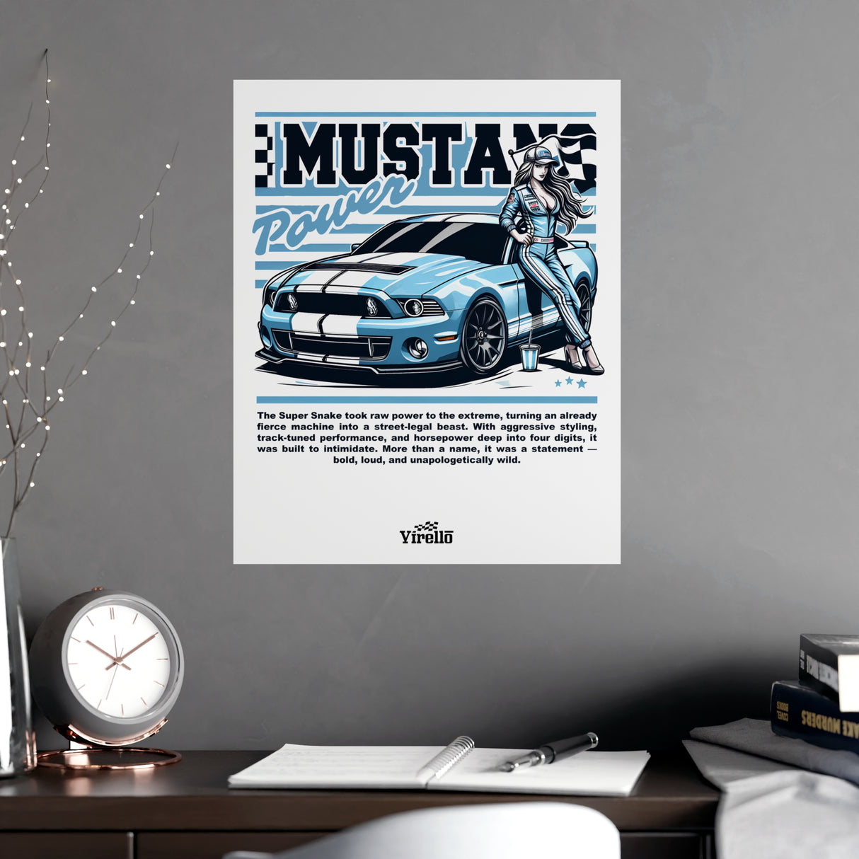 2010–2014 Ford Mustang Super Snake Poster