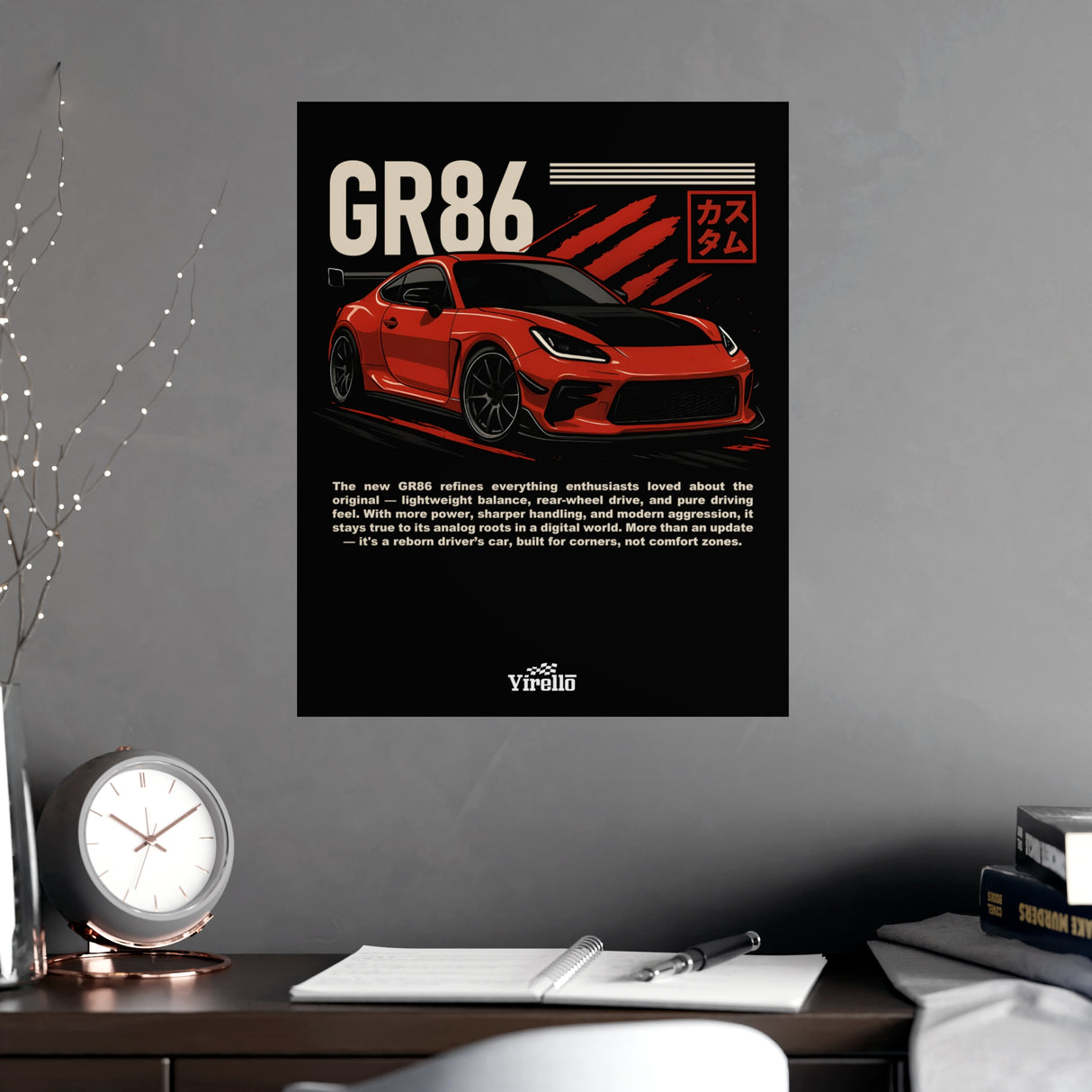 2022+ Toyota GR86 Poster