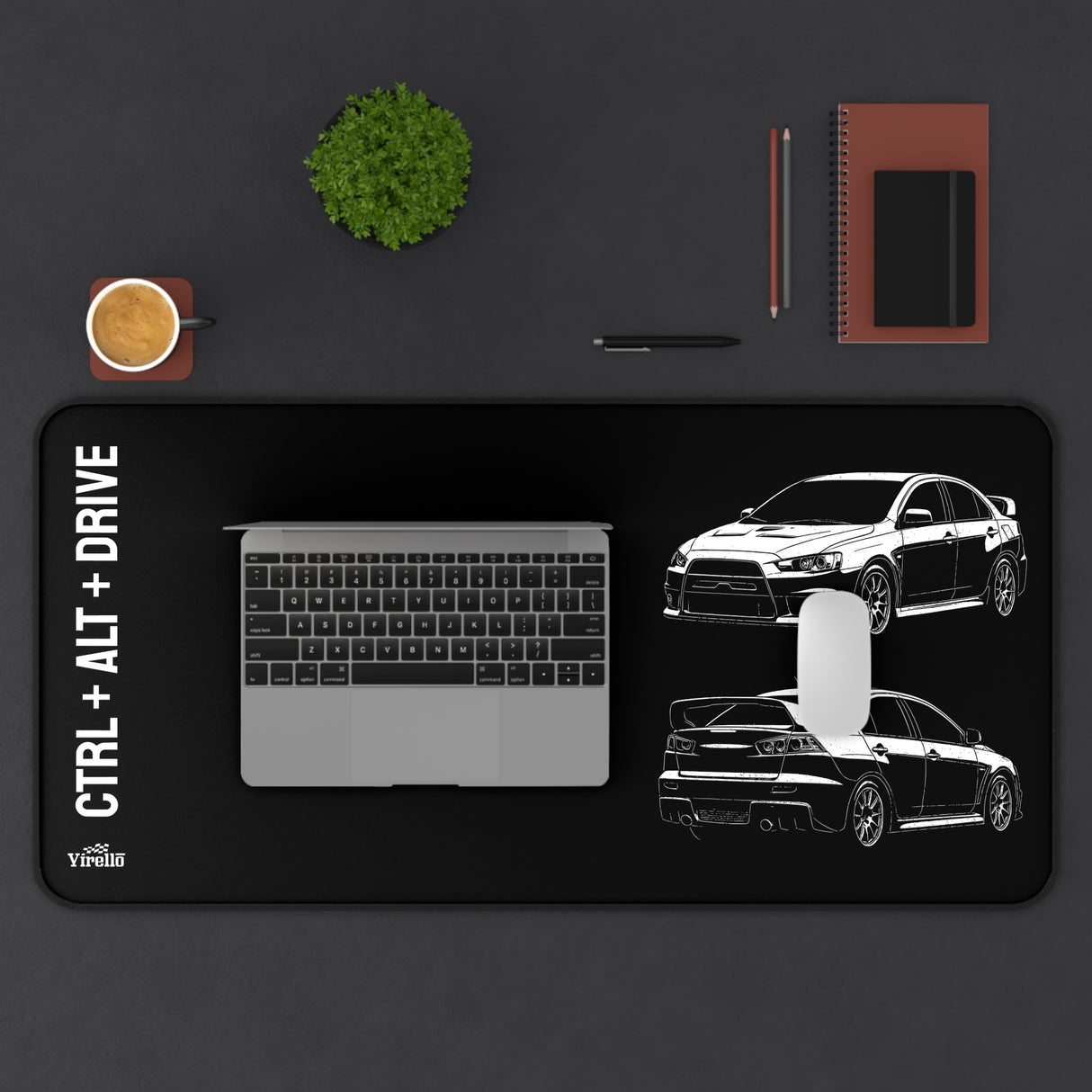 2008–2015 Mitsubishi Evolution X Desk Mat