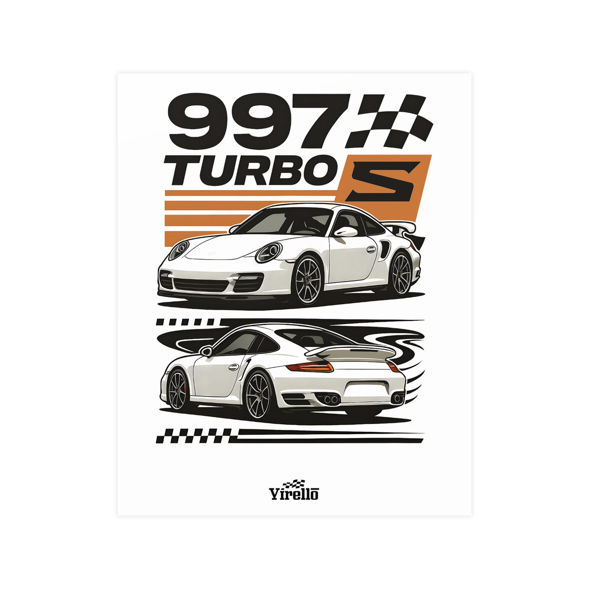2007-2013 Porsche 911 Turbo S (997) Poster