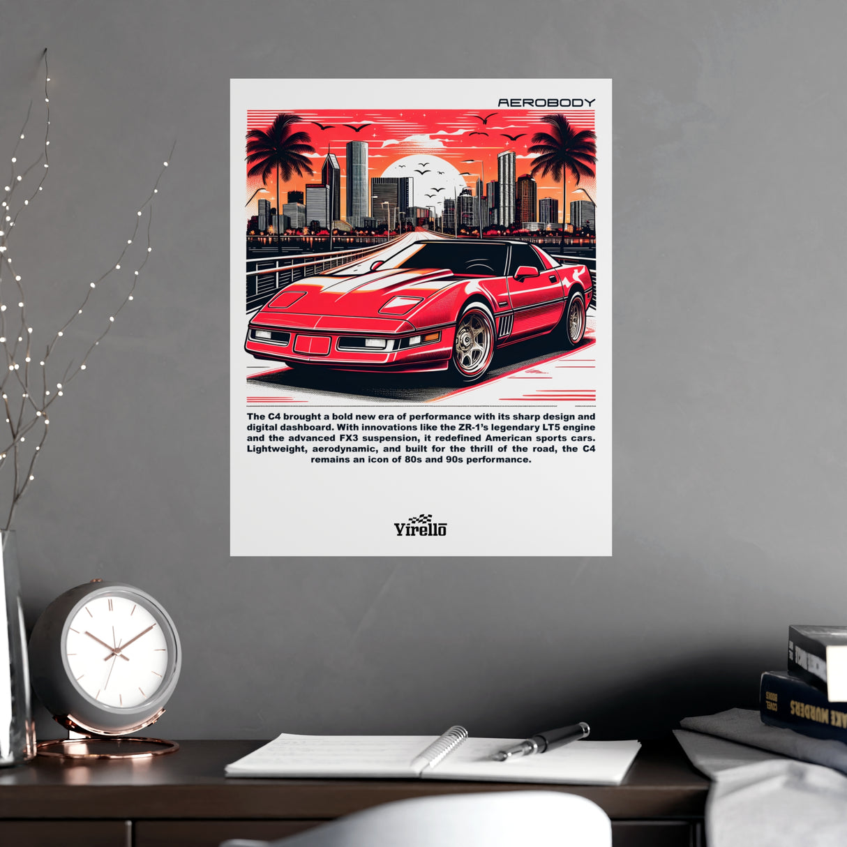 1984–1996 Chevrolet Corvette (C4) Poster