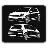 2009-2013 Volkswagen Golf GTI Mk6 Mouse Pad