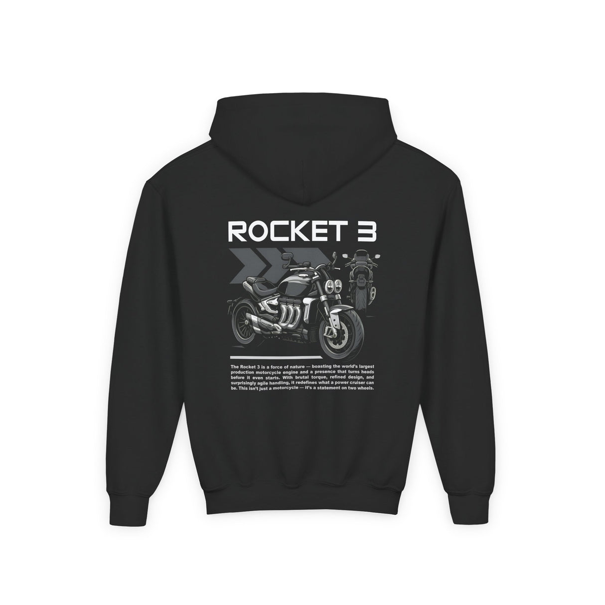 Triumph Rocket 3 Kids Hoodie