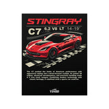 2014–2019 Chevrolet Corvette (C7) Poster