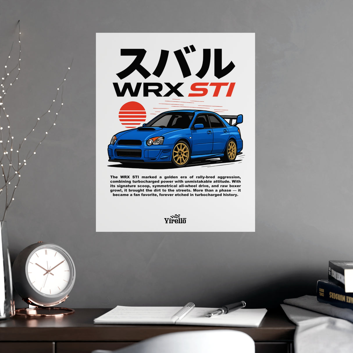 2004-2005 Subaru WRX STI "Blobeye" Poster