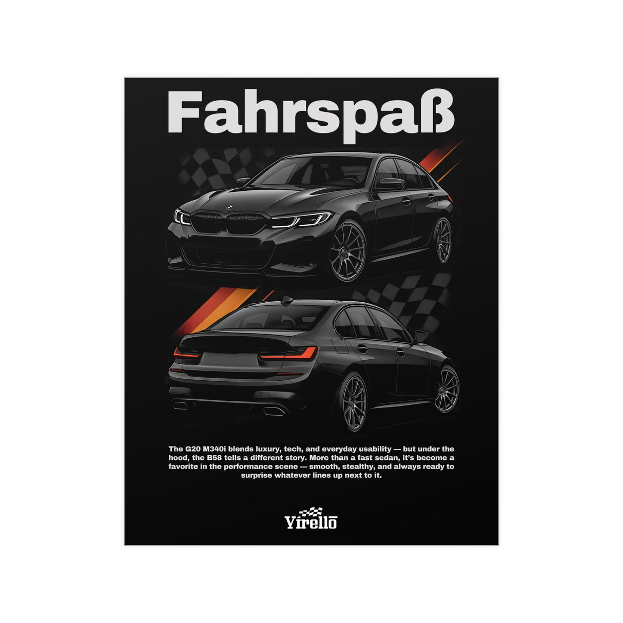 BMW M340i (G20) Poster