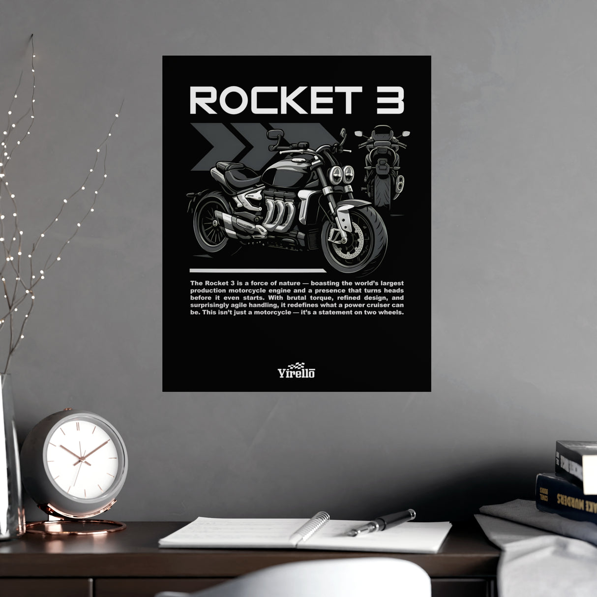 Triumph Rocket 3 Poster