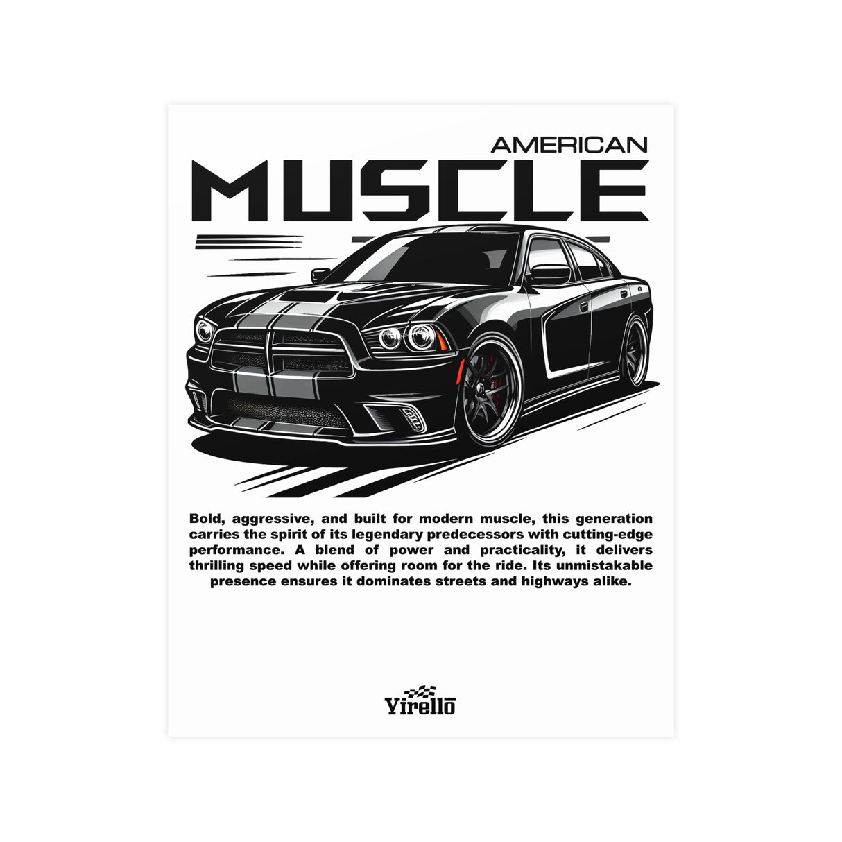 2011–2014 Dodge Charger SRT8 (LD) Poster