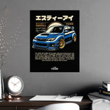 2008-2014 Subaru WRX STI "Hatchback" Poster