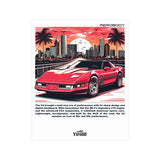1984–1996 Chevrolet Corvette (C4) Poster