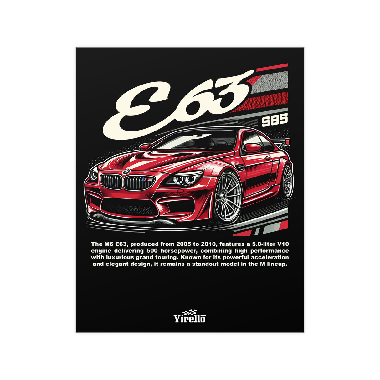 BMW M6 (E63) Poster