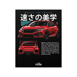 2016–2021 Honda Civic Type R Poster