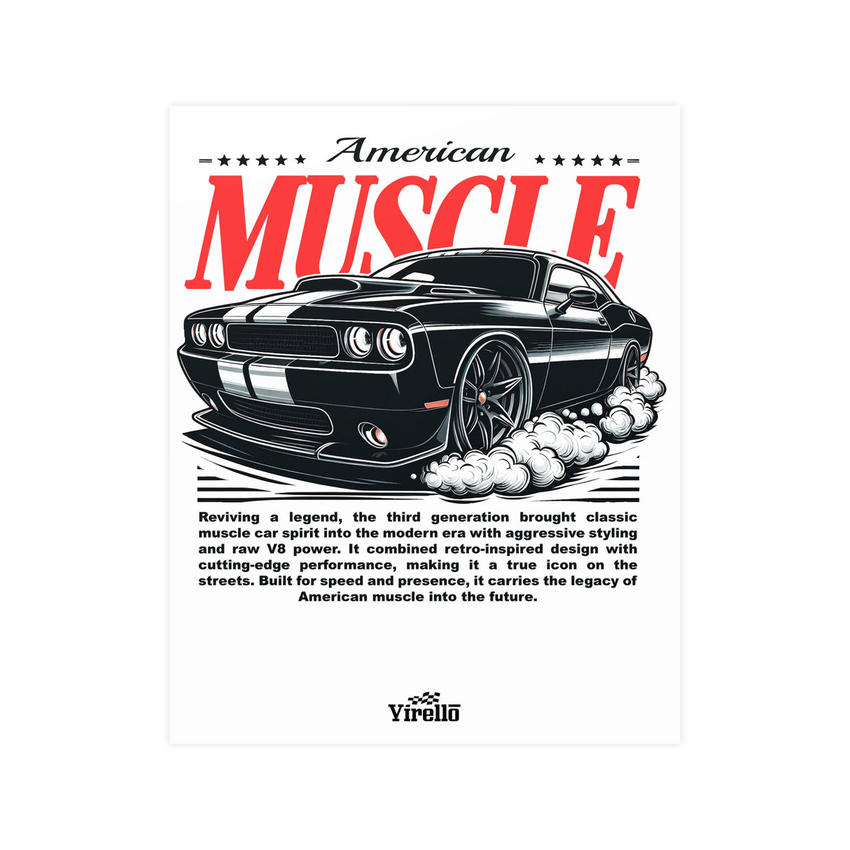 2008-2014 Dodge Challenger SRT8 Poster