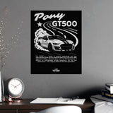 2015–2023 Ford Mustang (S550) Poster